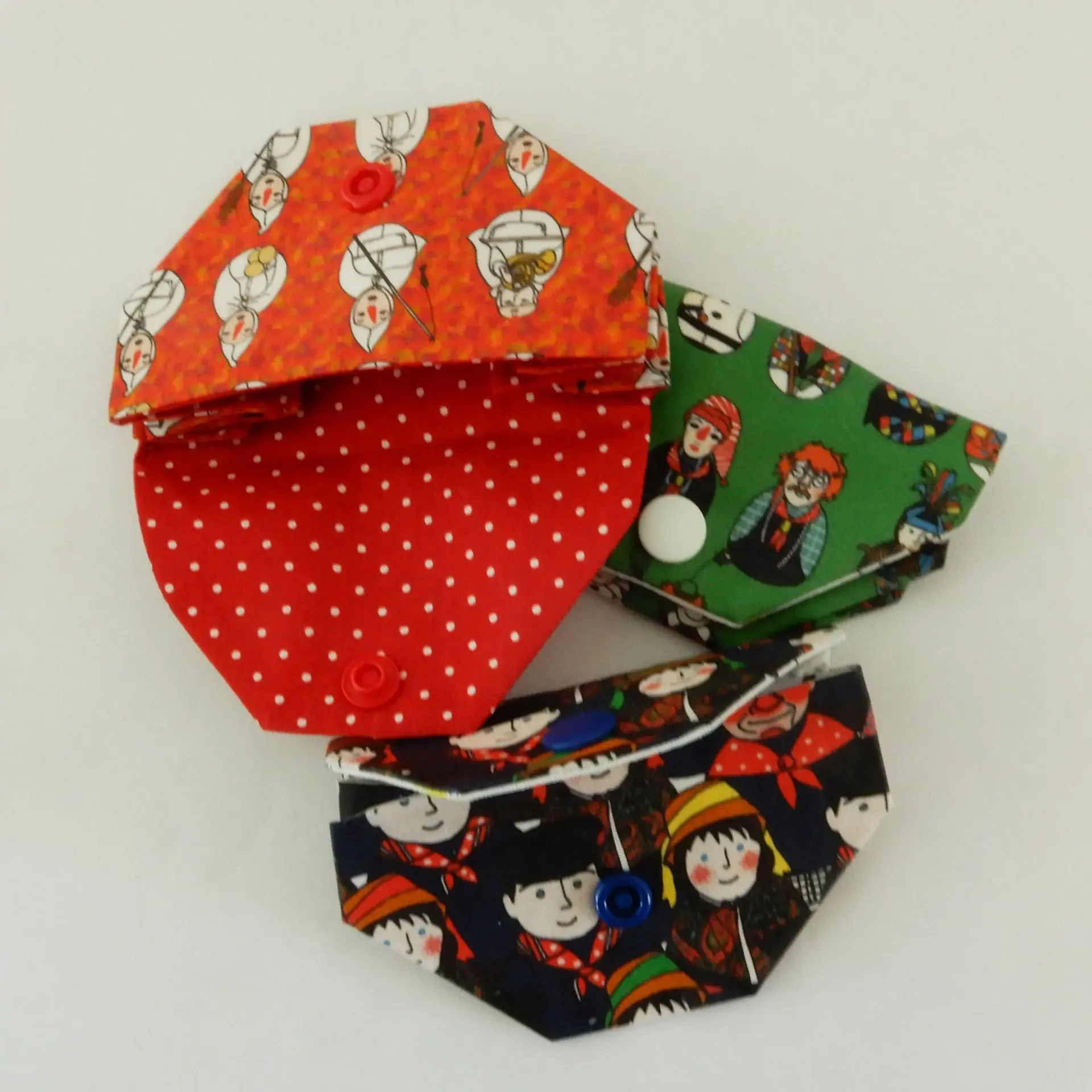 porte monnaie origami en tissu