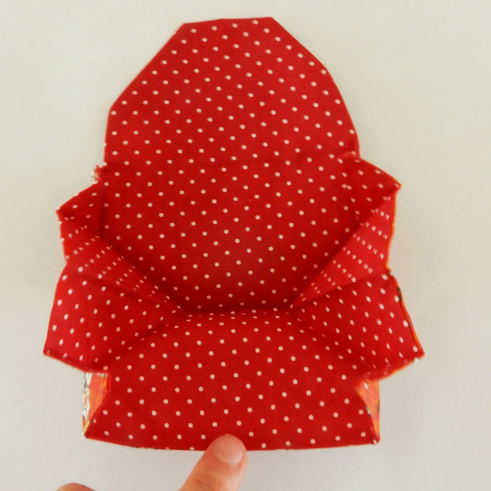 tuto couture facile porte-monnaie origami en tissu
