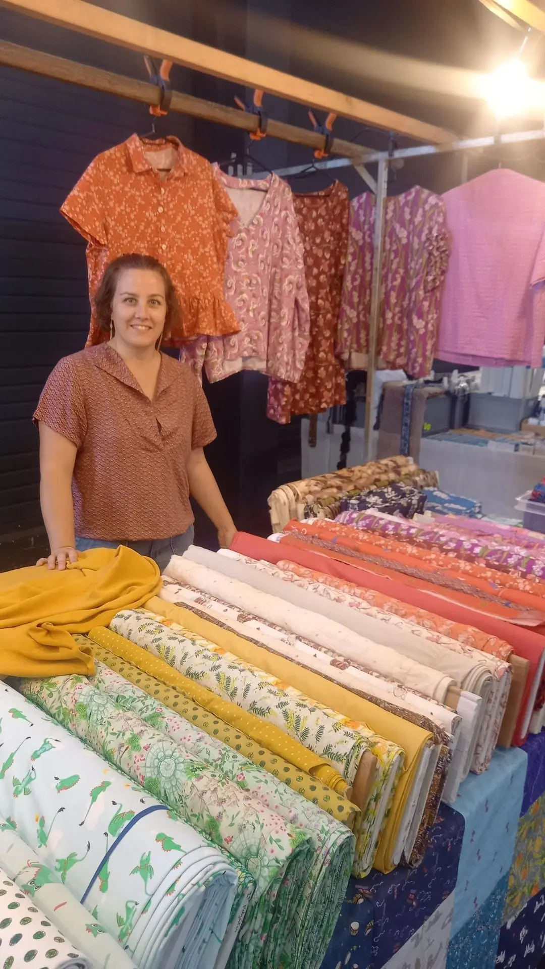 Mélanie Piron expose sa marque Kanojo Design aux salons textiles