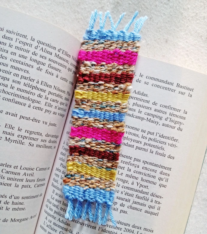 marque-page tissé