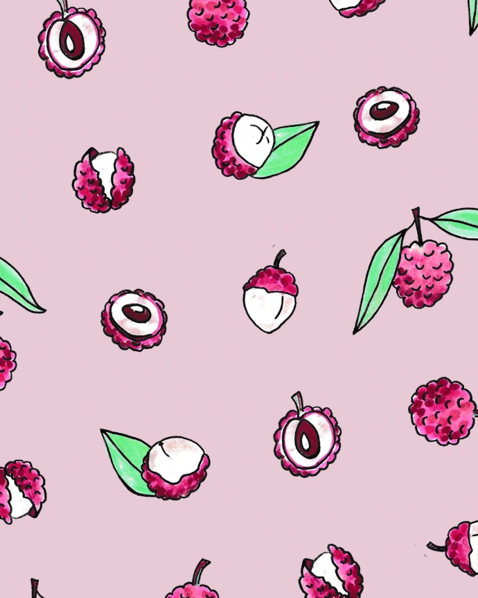 motif litchi