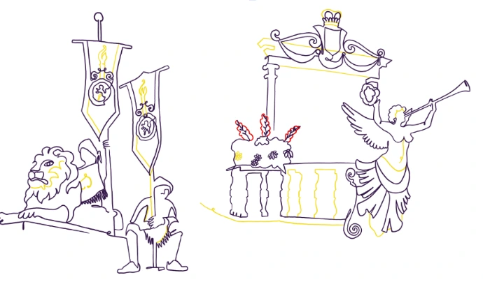 croquis ducasse d'ath