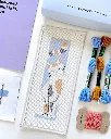 kit broderie canevas - marque page -chat 1.webp
