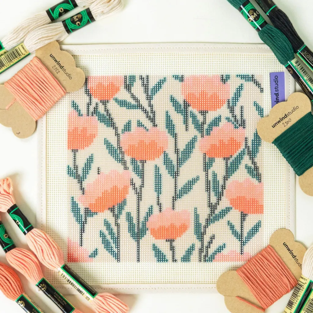 kit broderie canevas - pochette à lunettes - fatima 1.webp
