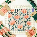 kit broderie canevas - pochette à lunettes - fatima 1.webp