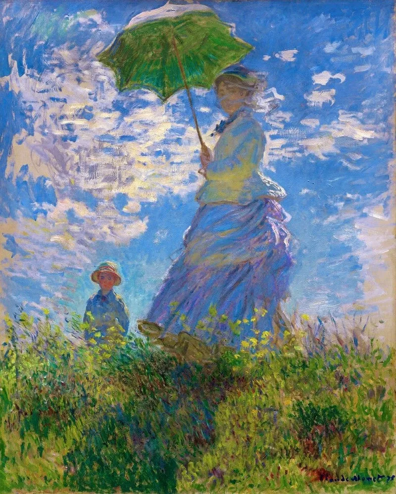 kit point de croix La promenade Monet.webp