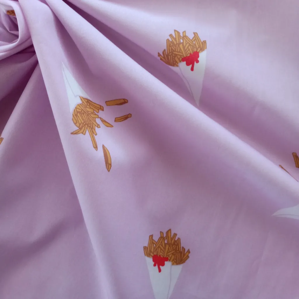 Percale Une grande frite - mauve 1.webp