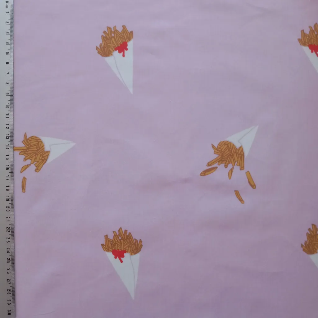 Percale Une grande frite - mauve 4.webp