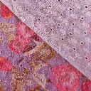 tissu indien brodé imprimé de branches d'arbres fleuries et d'oiseaux 1c.webp