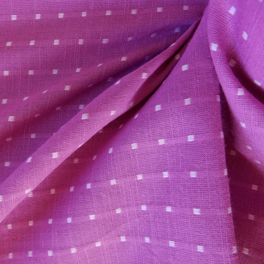 tissu indien butta dobby carreaux tisés mauves ca.webp