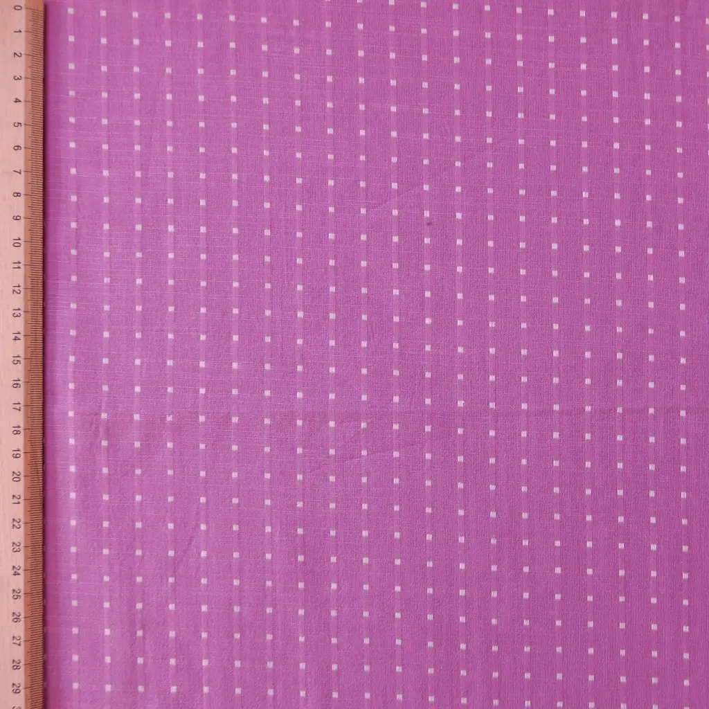 tissu indien butta dobby carreaux tisés mauves règle.webp