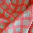 voile de coton imprimé carreaux rose et bleu recto verso.webp