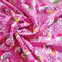 Viscose imprimée de tentacules et formes géométriques