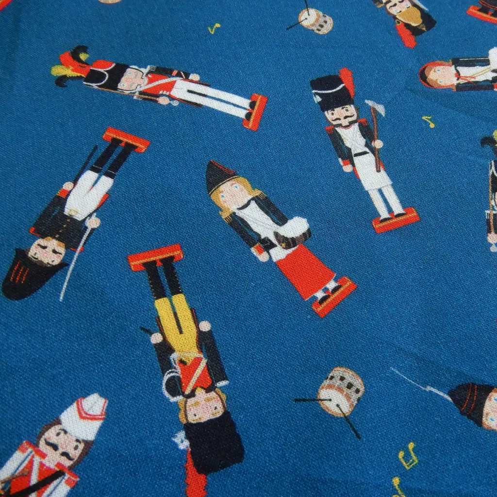 Popeline de coton Marcheurs de l'Entre-Sambre-et-Meuse 