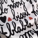 Twill de coton Bisous