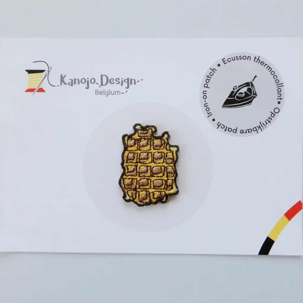 Ecussons thermocollant Gaufre de Liège