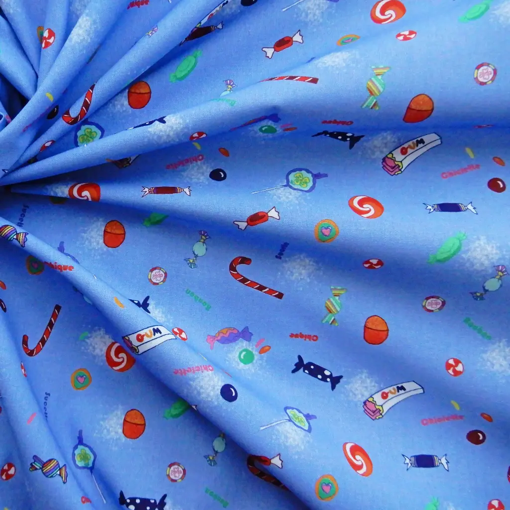 Popeline de coton Chic, un bonbon!
