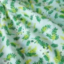 Voile de coton brodé imprimé Mimosa