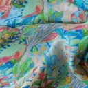 Viscose Paysage fantastique bleu