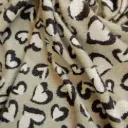 Maille cœurs léopard