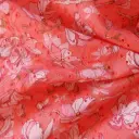 Voile de coton brodé Magnolias