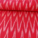 Tissu Ikat rouge
