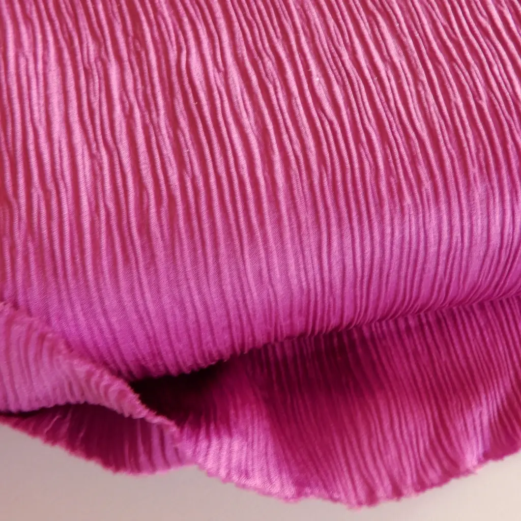 [COCLI soir lila] Soie plissée lila