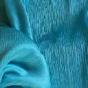 Soie plissée turquoise