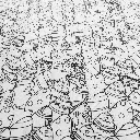 Tissu coton Pâques à colorier