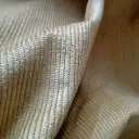 Velours côtelé beige épais et raide