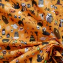 Popeline de coton Halloween
