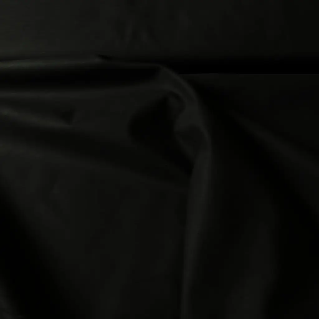 Popeline de coton noire