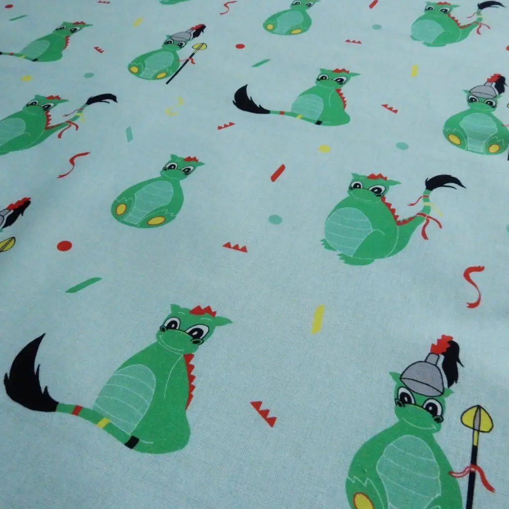 Coupon de popeline Dragonou