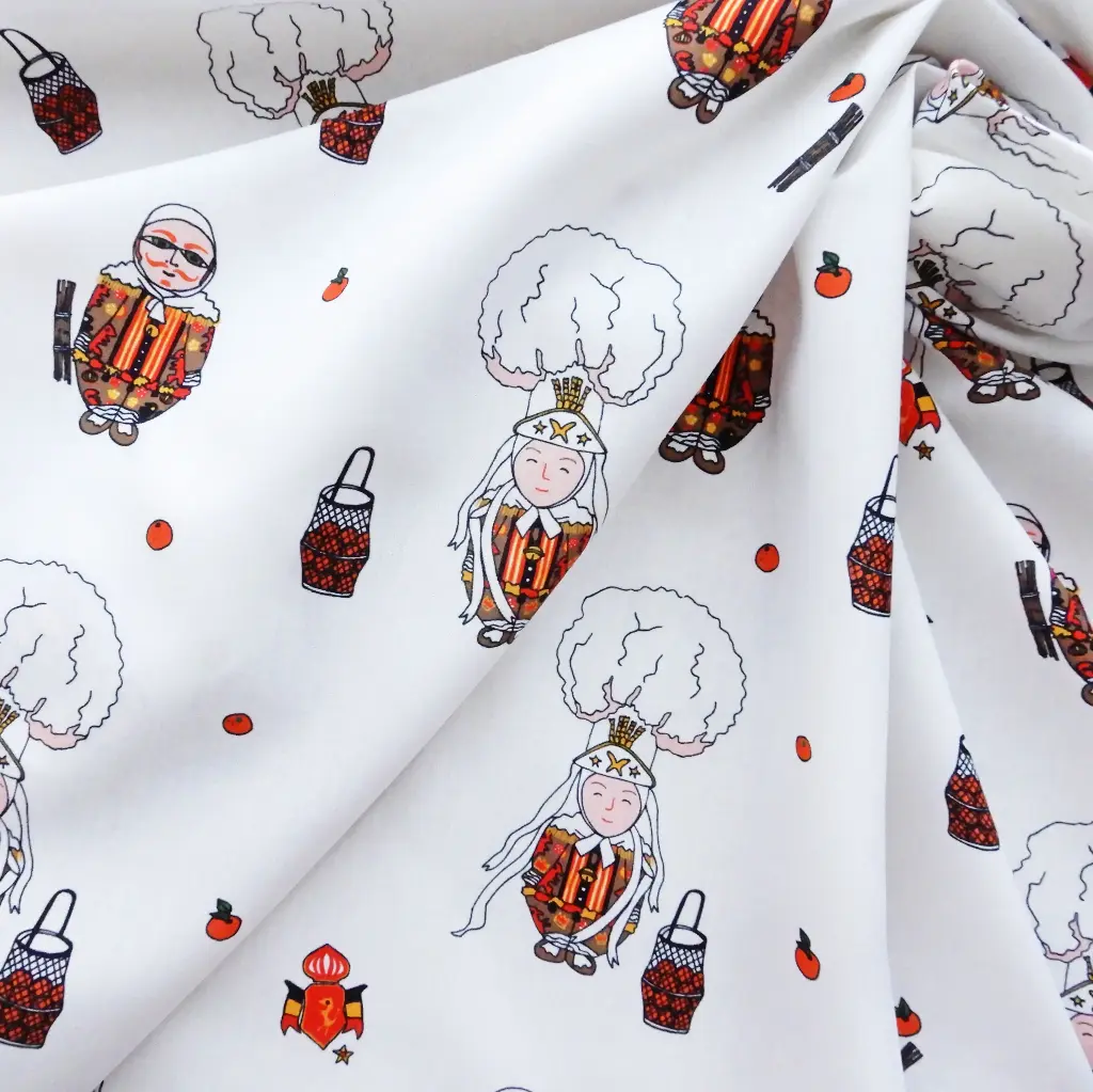 Percale de coton Gilles de Binche