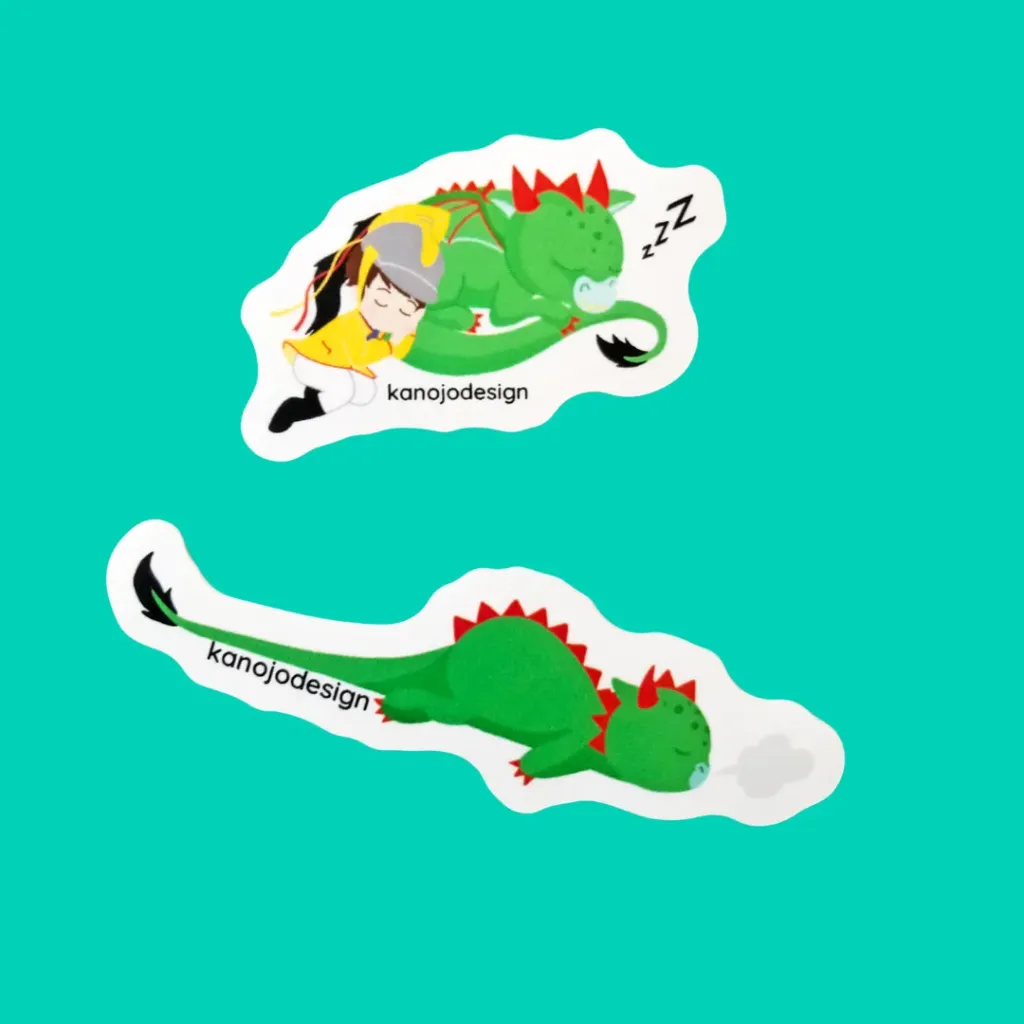 Stickers Ducasse de Mons (Saint-Georges et le dragon)