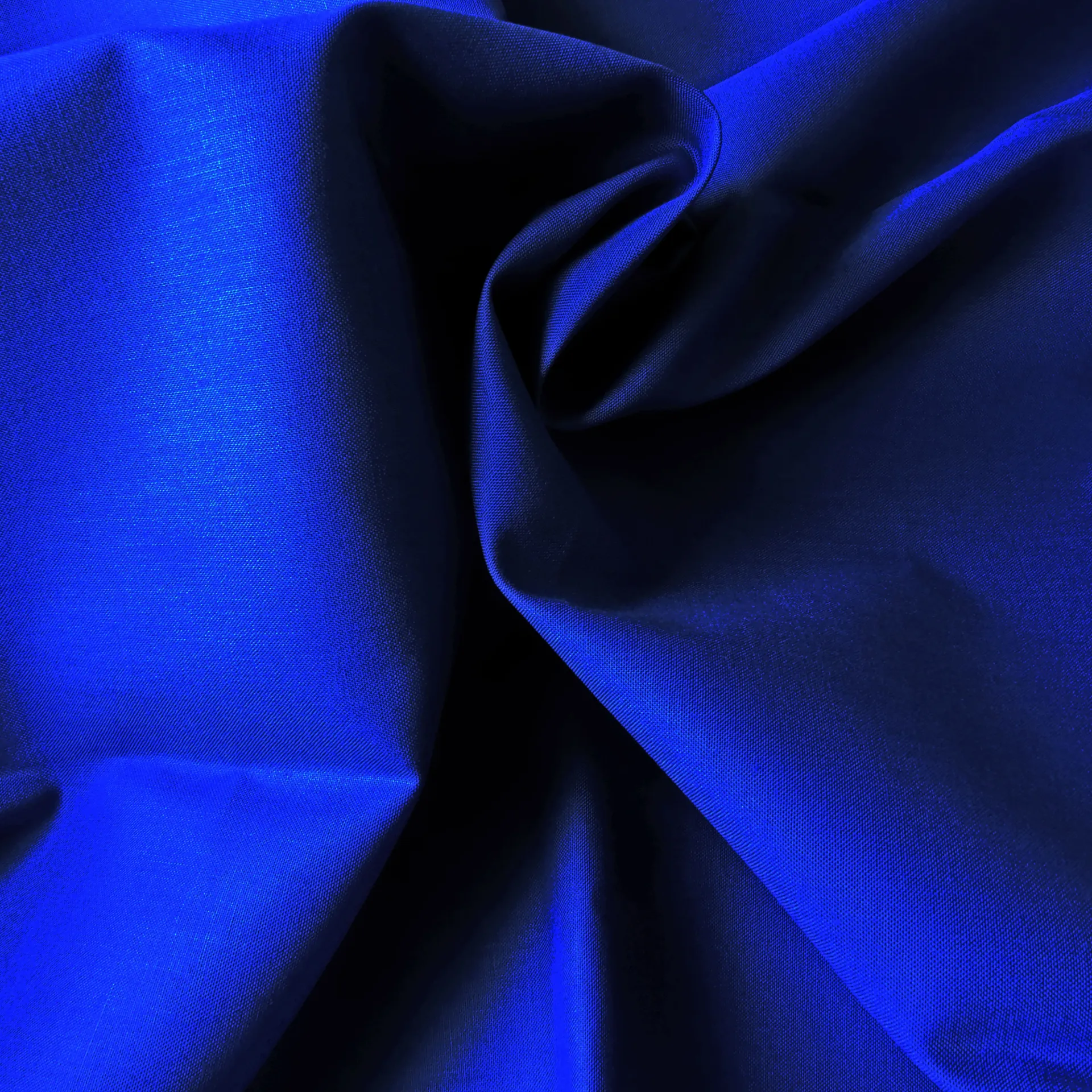 [UNI bleu roi] Popeline de coton bleu roi