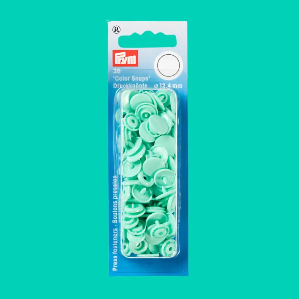 Boutons pressions Color Snaps menthes