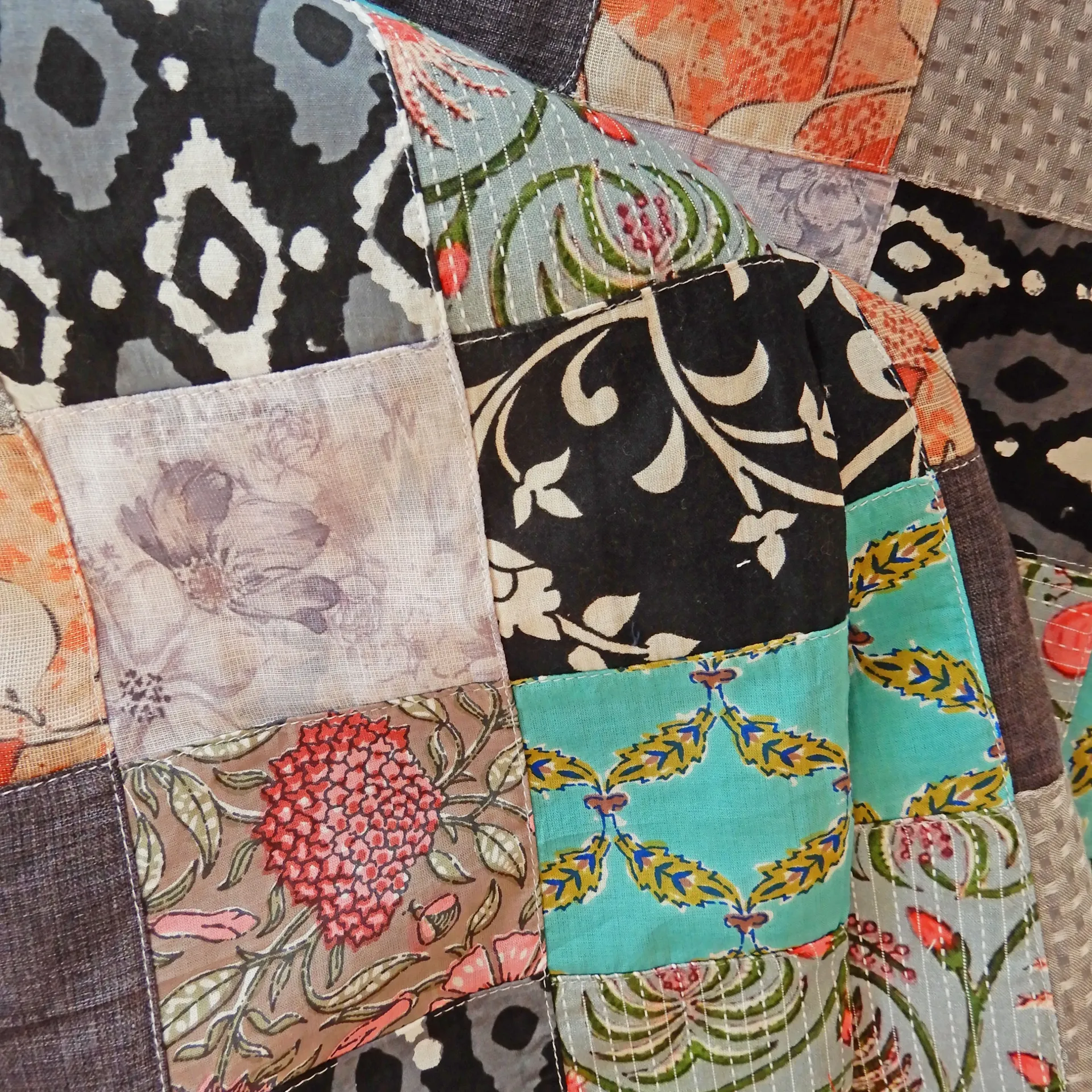 Tissu indien Patchwork