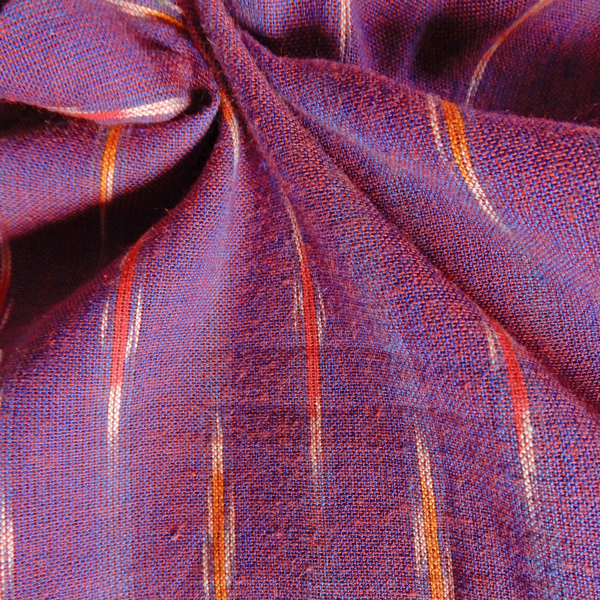 Tissu Ikat mauve