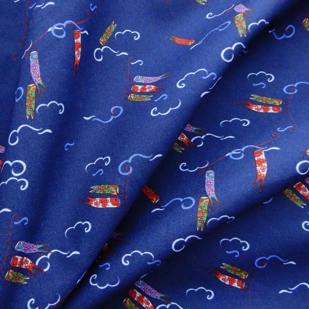 Koinobori bleu