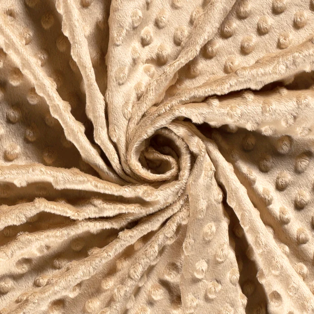 Minky beige camel