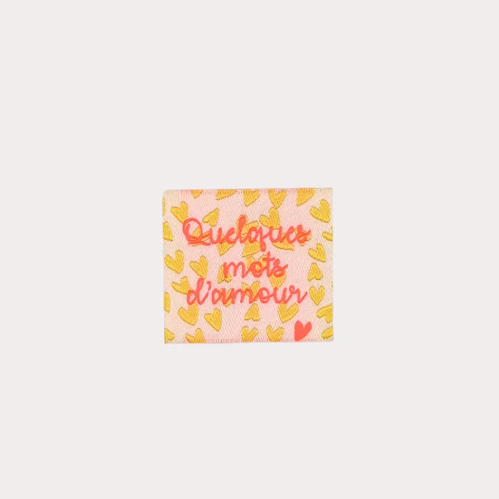 Etiquette Quelques mots d'amour