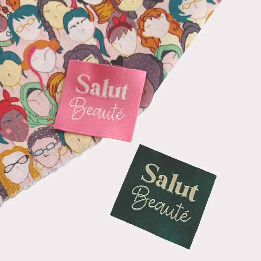 Etiquette Salut Beauté (Bleu)