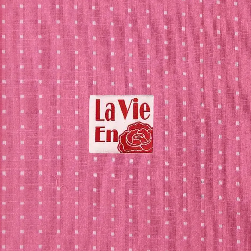 Etiquette La vie en rose
