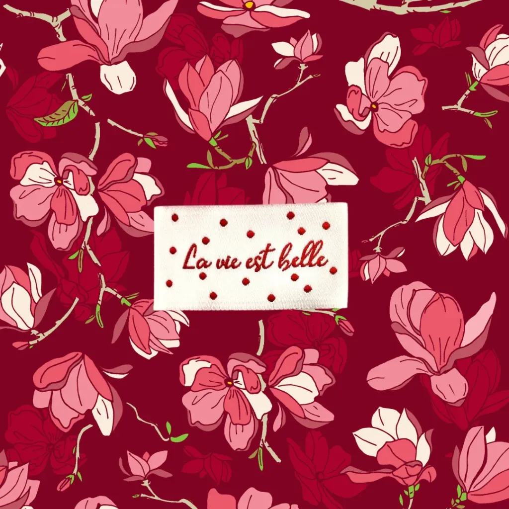 Etiquette La vie est belle