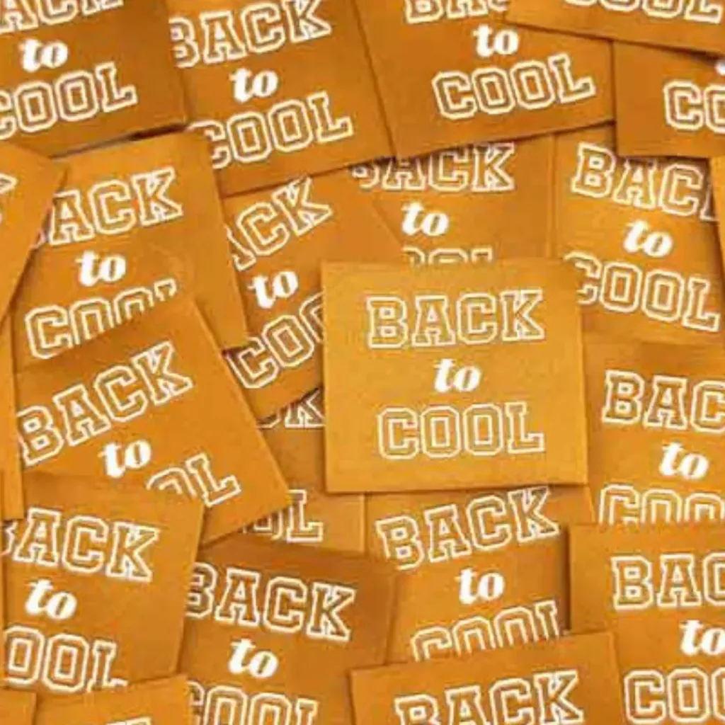 Etiquette Back to cool