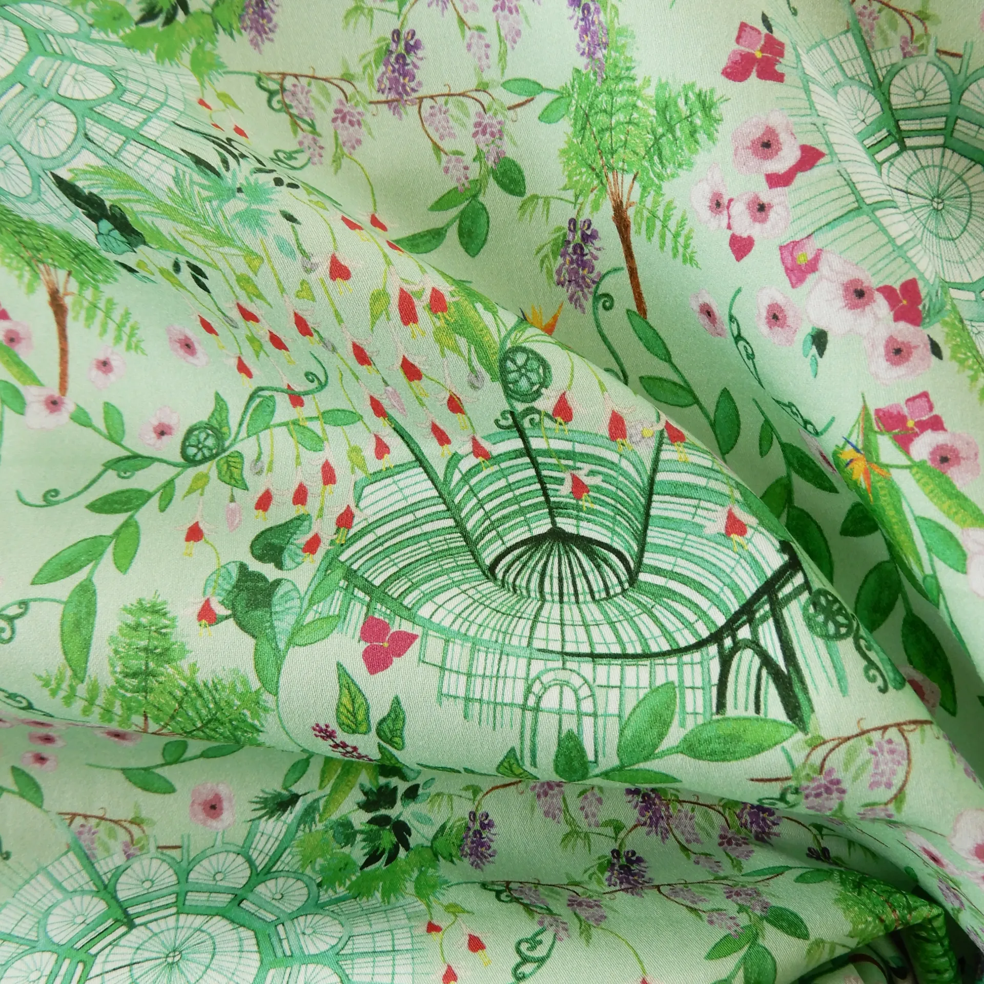 Popeline de coton Serres royales de Laeken