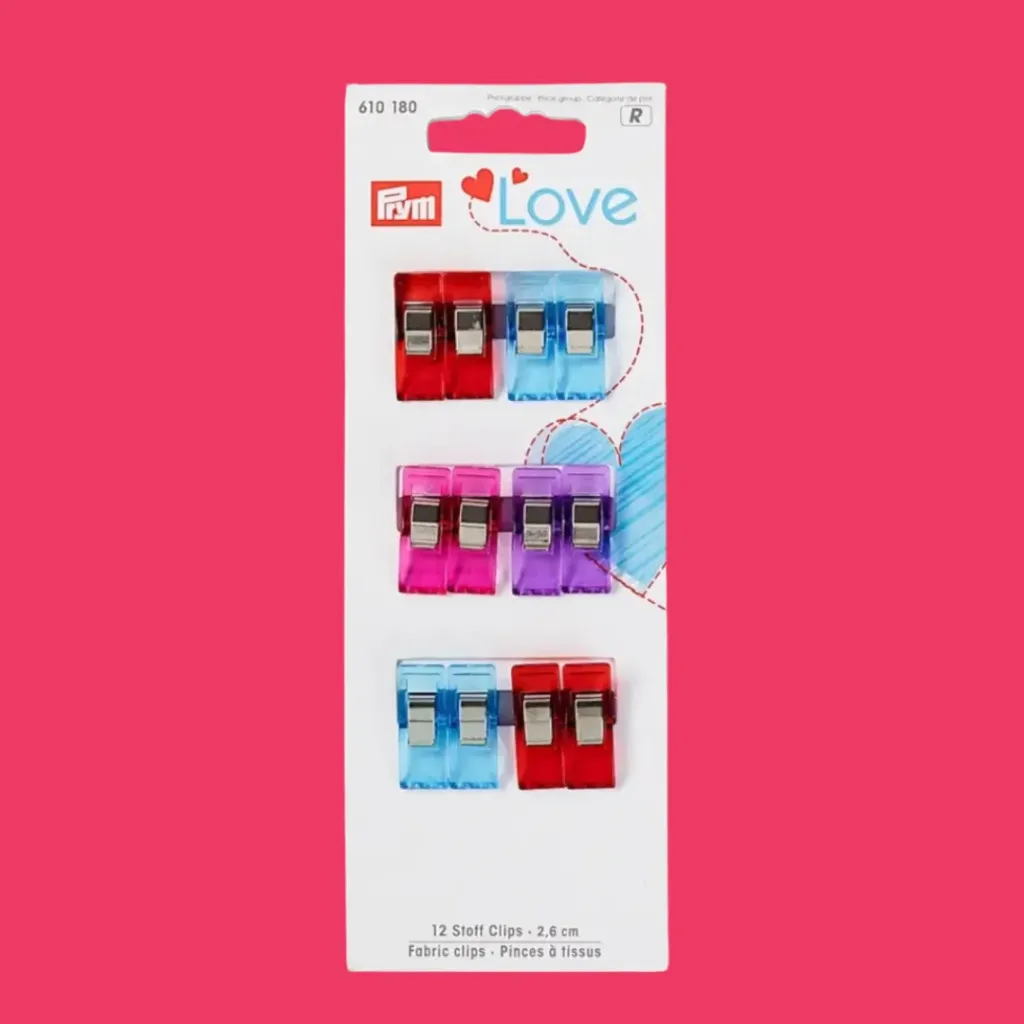 [Prym 610180] Pinces à tissu Prym Love