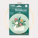 Kit broderie partielle Enveloppe fleurie
