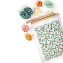 Kit broderie canevas Fleurs géométriques